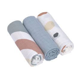 Swaddle &amp; Burp Blanket (3 Pk)