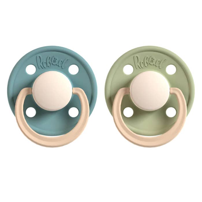 Tri-Colour Pacifier (2 Pk) - Rainy/Cloud 