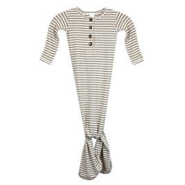 Ribbed Knotted Gown