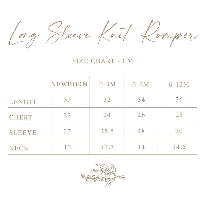 Lamb Long Sleeve Knit Romper-LS 3