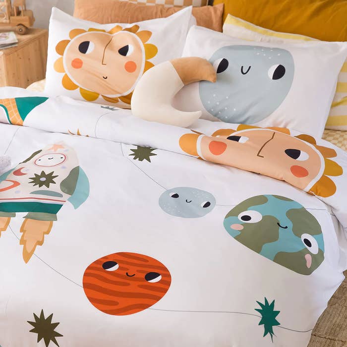 Twin Duvet Set Space Explorer 2