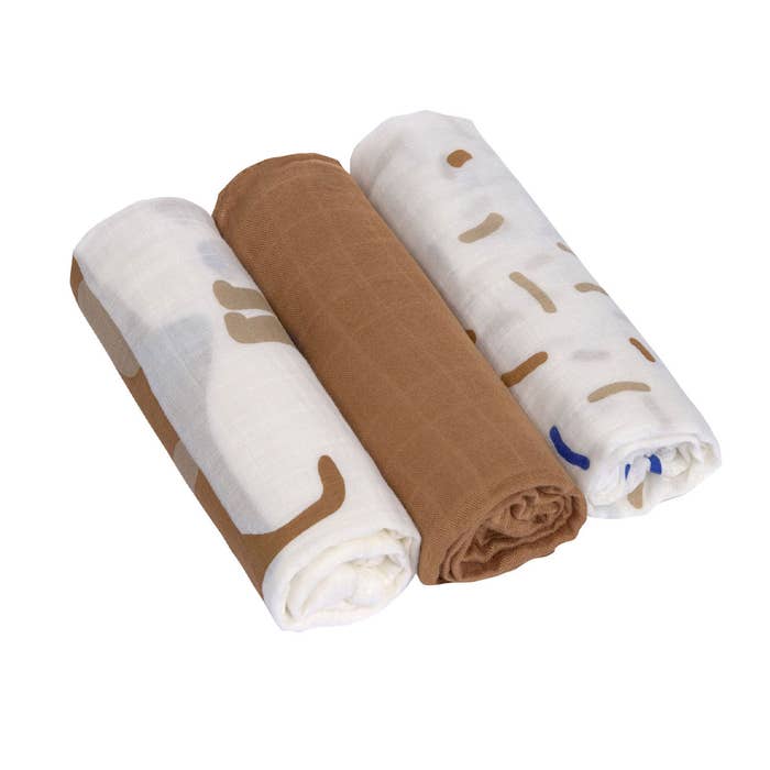 Heavenly Soft Swaddle (80x80cm) 3 Pk - Mateys Royal 1