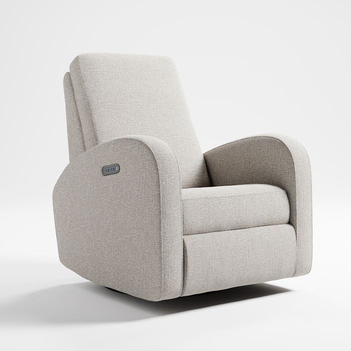 Santa Monica Power Recliner (Basketweave) - Dune Basketweave