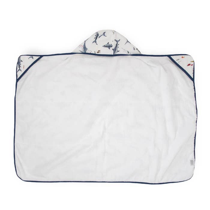 Cotton Toddler Hooded Towel - sharks 2