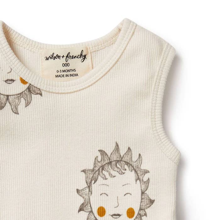 Organic Ruffle Bodysuit - Shine on me 3