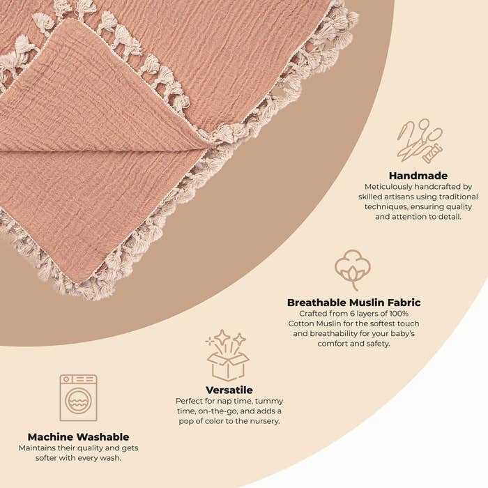 Crane Baby - 6- Layer Muslin Blanket 2