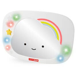Silver Lining Cloud Entertainment Car Mirror