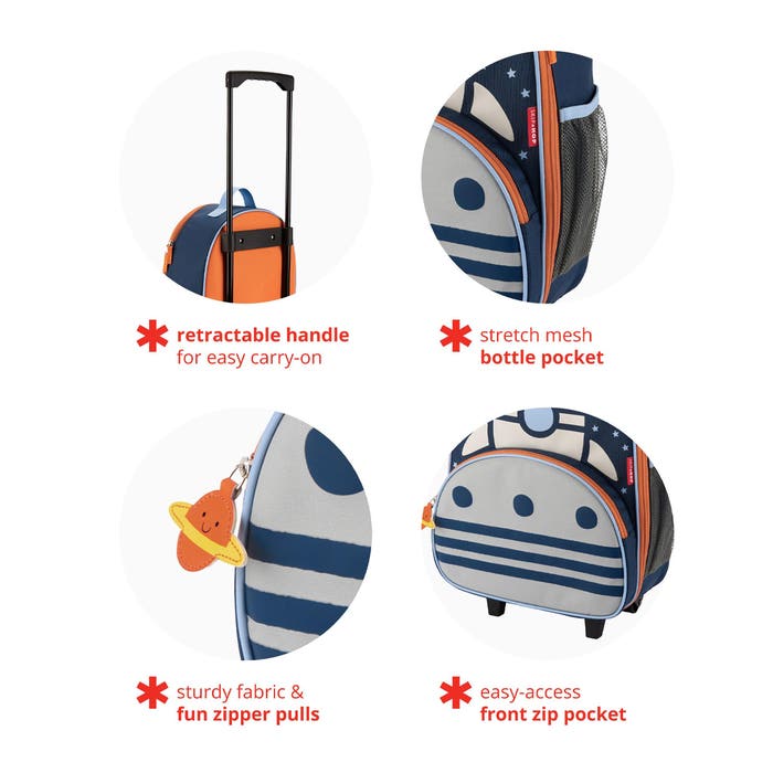 Skip Hop - Spark Style Luggage - Rocket - LS - 2