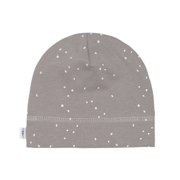 Beanie - blocks light blue - sprinkle taupe 2