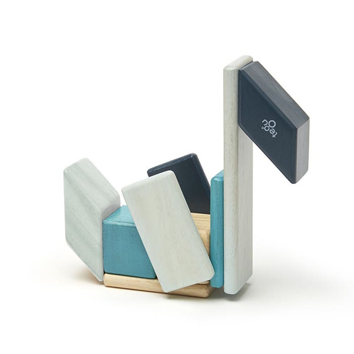 Tegu - Magnetic Wooden Block Set (14pcs) 6