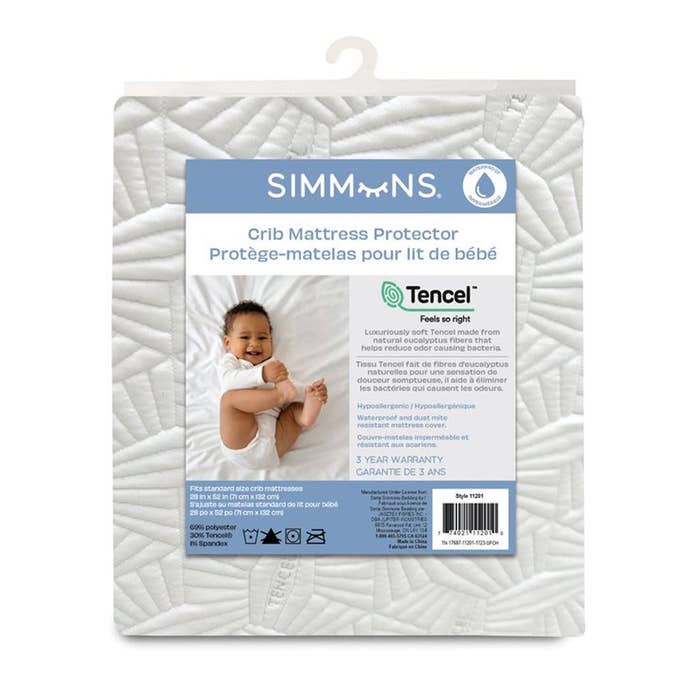 Tencel Crib Waterproof Mattress Protector 