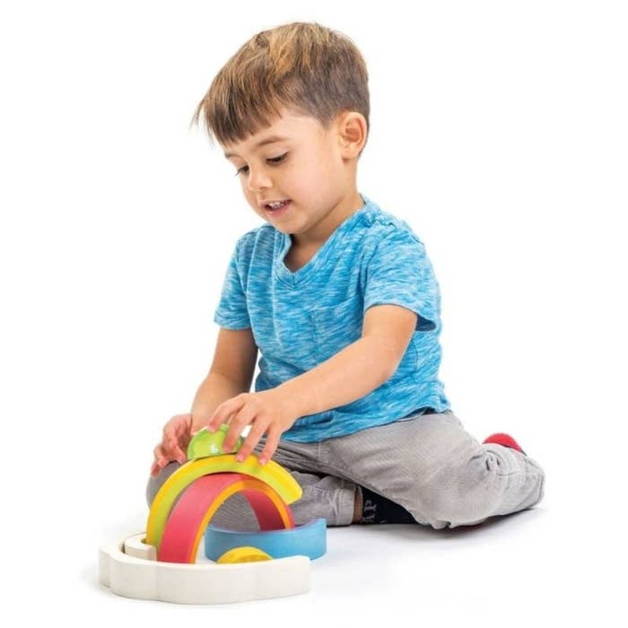  Tender Leaf Toys - Rainbow Tunnel-Lifestyle4