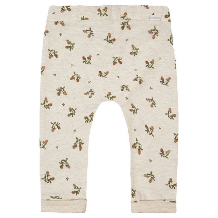 Noppies - U Pants Jersey Comfort - Niger AOP - Oatmeal Melange LS 1