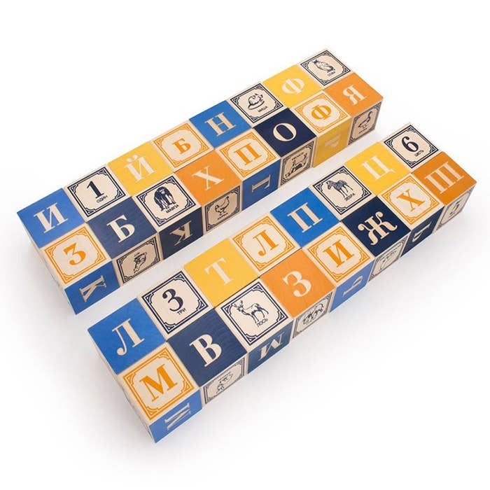 Uncle Goose-Ukrainian ABC Blocks