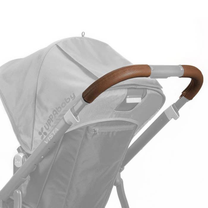 Uppababy-Vista - Leather Handle Bar Cover (Saddle)