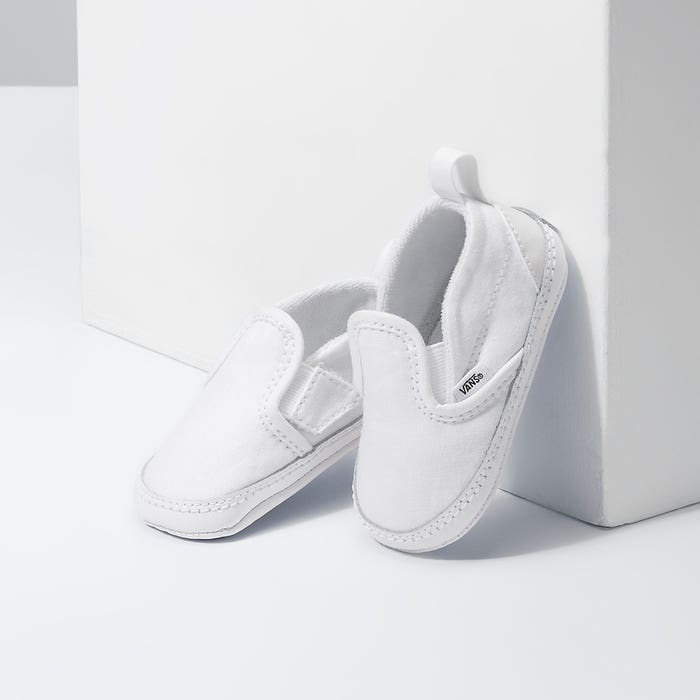 Vans - Slip-On V (Crib) - True Whit-4