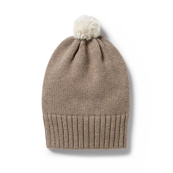 Knitted Hat - Walnut 