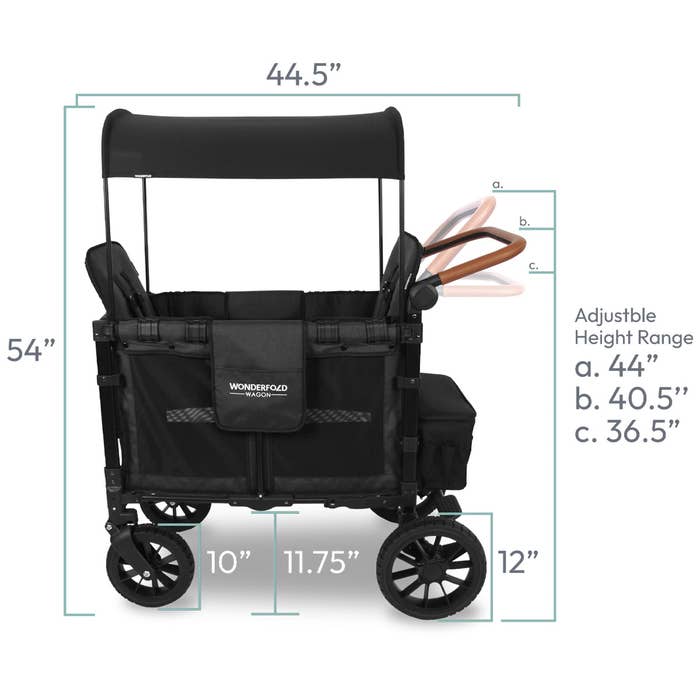 W2 Luxe Double Stroller Wagon Lifestyle 13