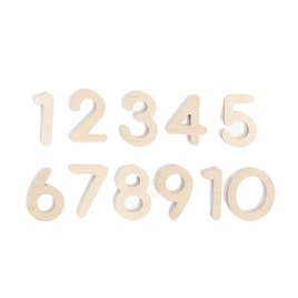 Wooden Numbers