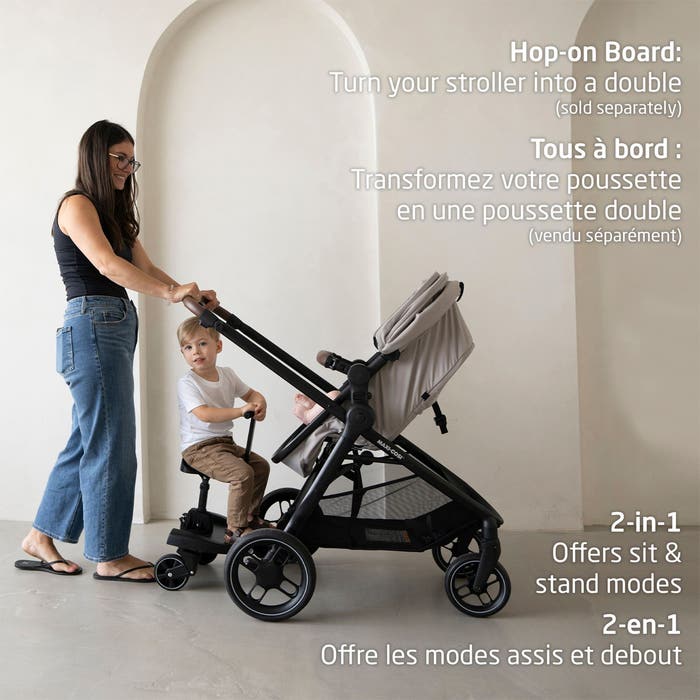 Maxi Cosi - New Generation Zelia Luxe 5-in-1 Modular Travel System - Onyx Sand - LS - 4