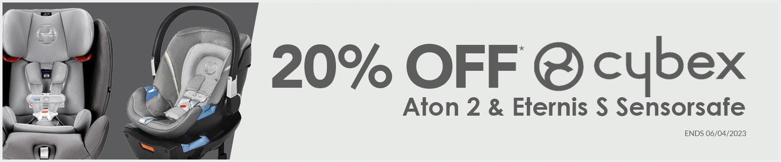 20% off Cybex Aton 2 & Eternis S Sensorsafe
