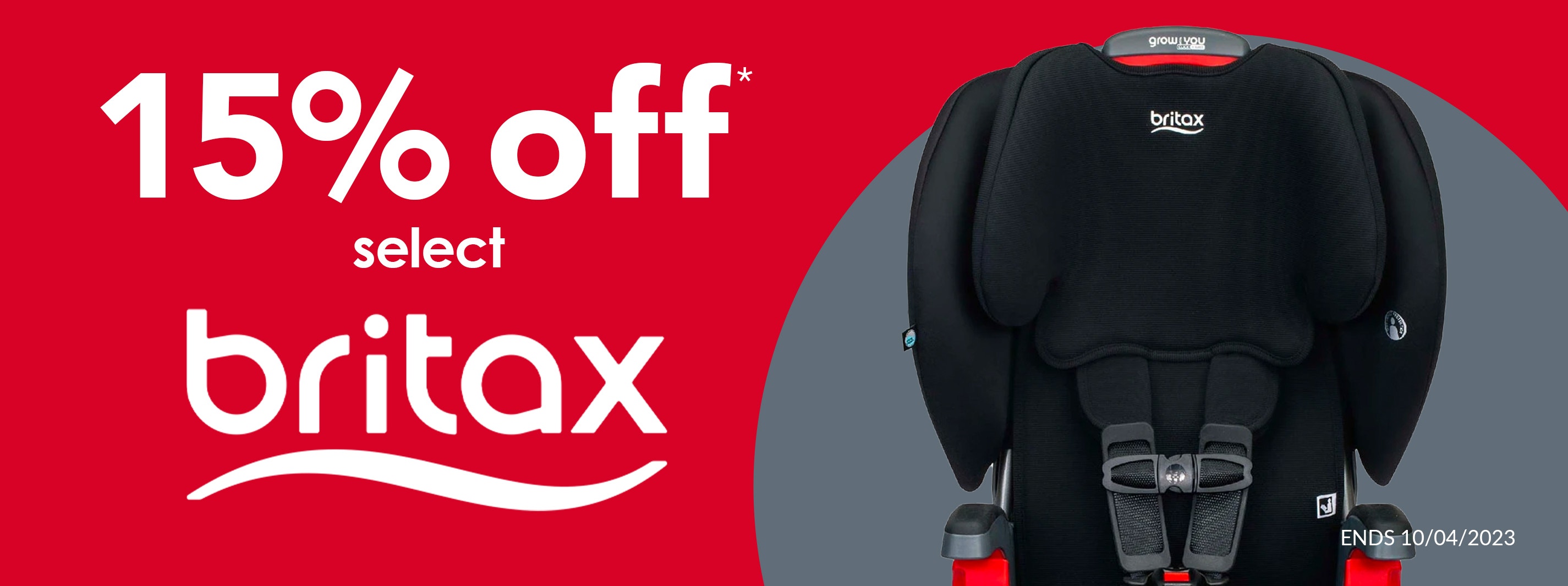 15% off select Britax