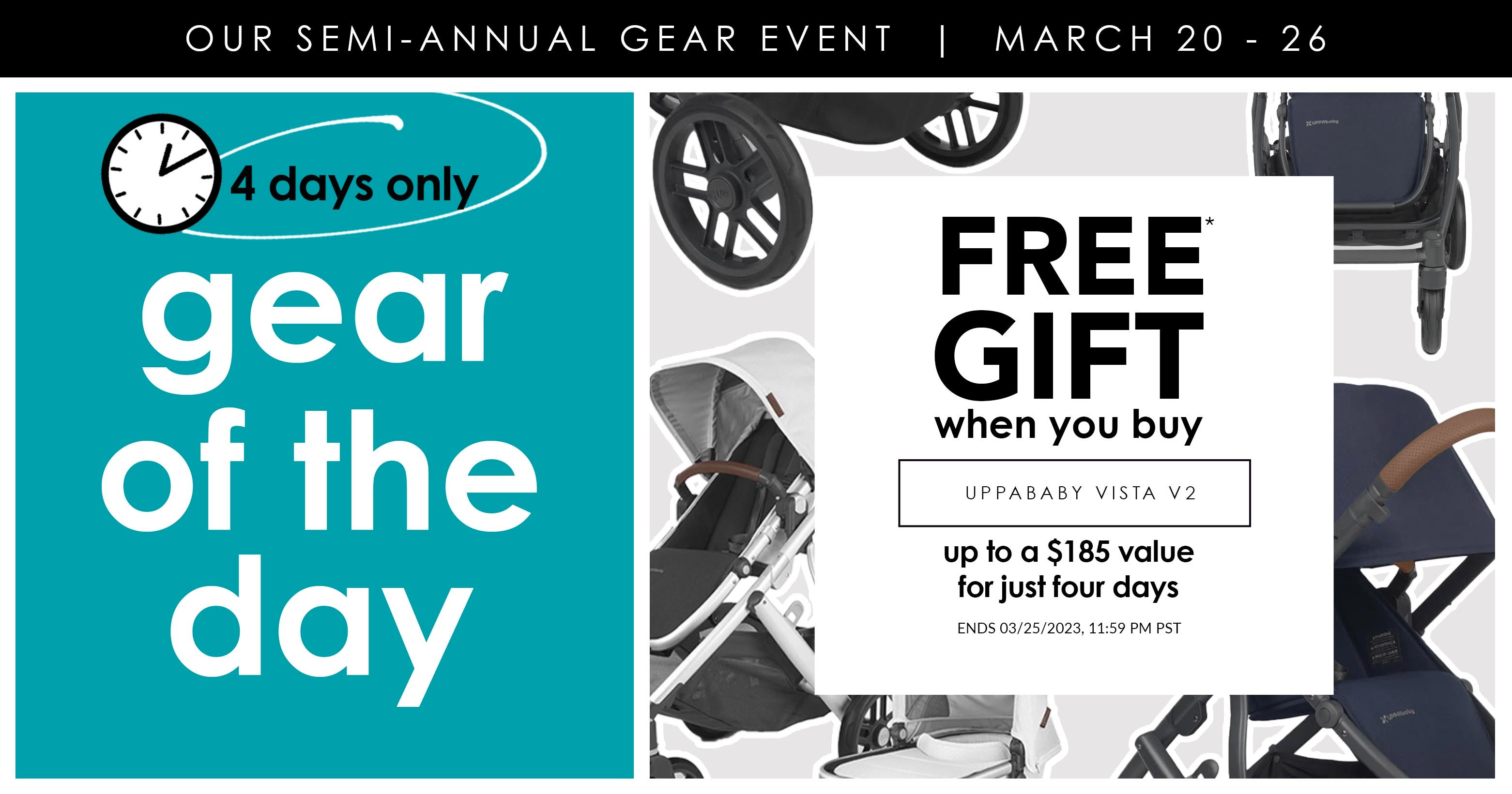 FREE UPPAbaby Cozy Ganoosh in Anthony when you buy a VISTA V2
